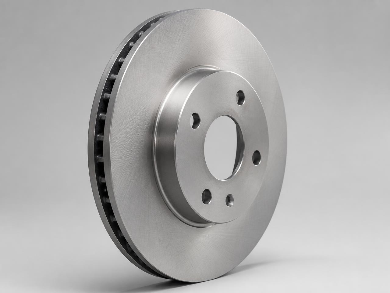 Vented automotive brake disc rotor